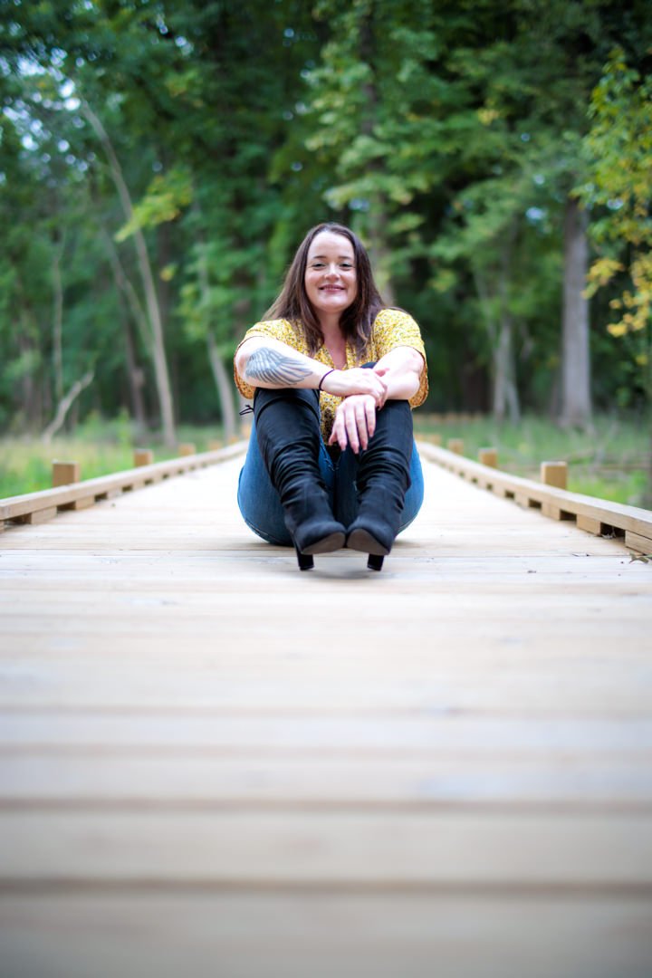 Portrait of a model at f/1.2 aperture