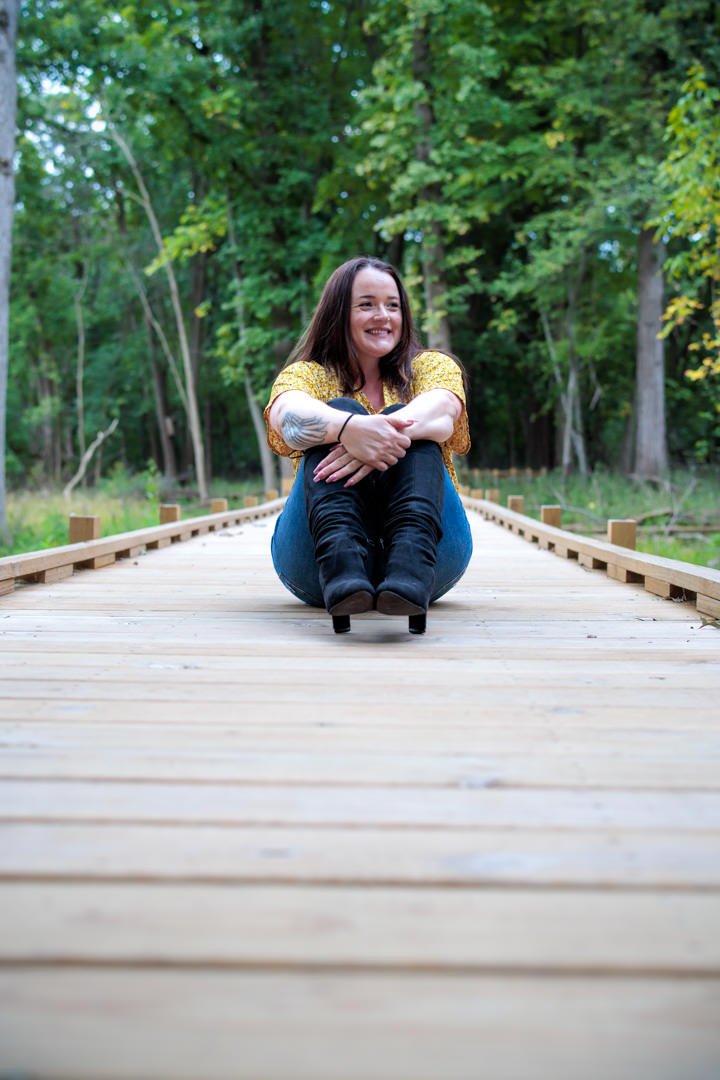 Portrait of a model at f/2.8 aperture